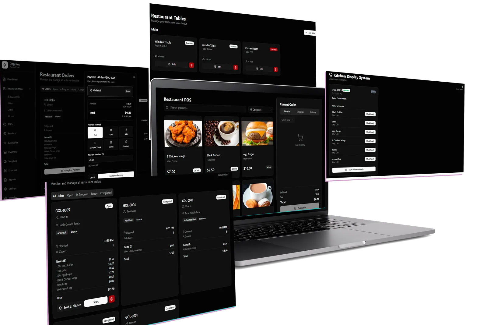 DegDeg POS restaurant point-of-sale